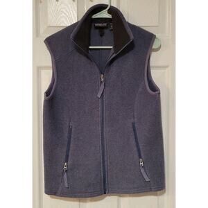 Patagonia Synchilla Vest Women’s Blue Gray Fleece Full Zip Size M